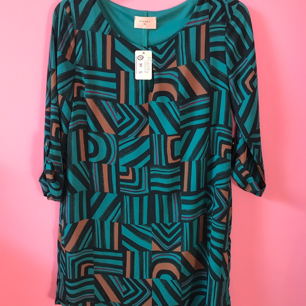 Turquoise dress